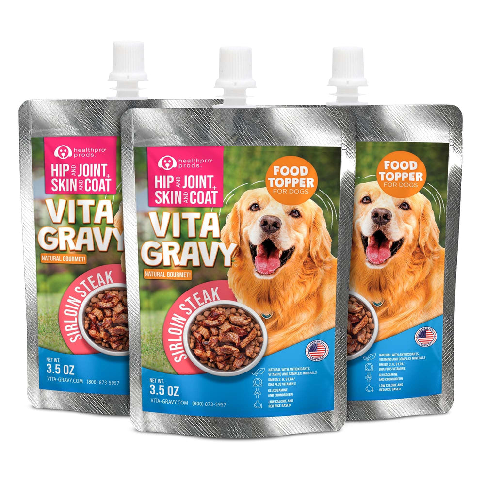 Healthpro Prods VitaGravy, bolsa sabor solomillo real para croquetas.