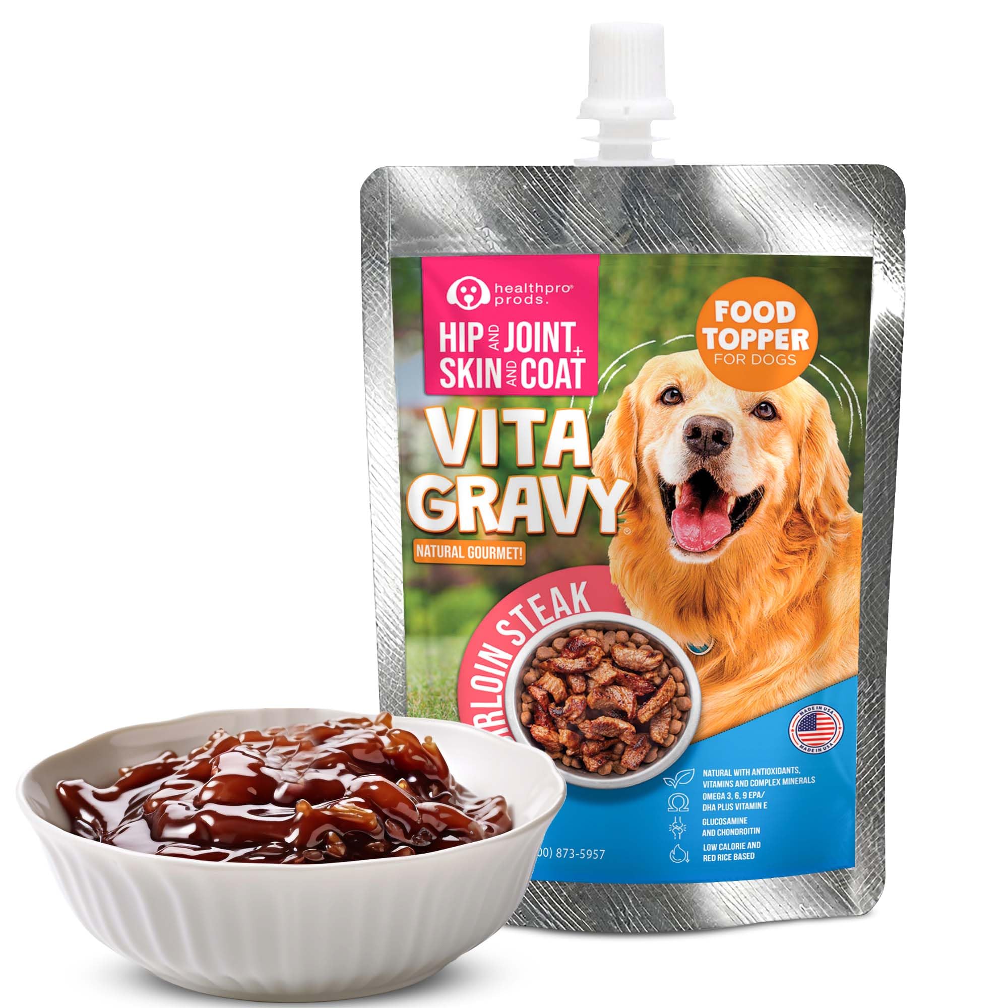 VitaGravy Healthpro Prods, textura gravy jugosa para cada bocado.
