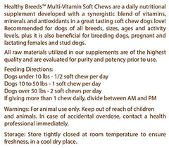 Healthy Breeds masticables suaves con forma de corazon, sabor agradable para perros