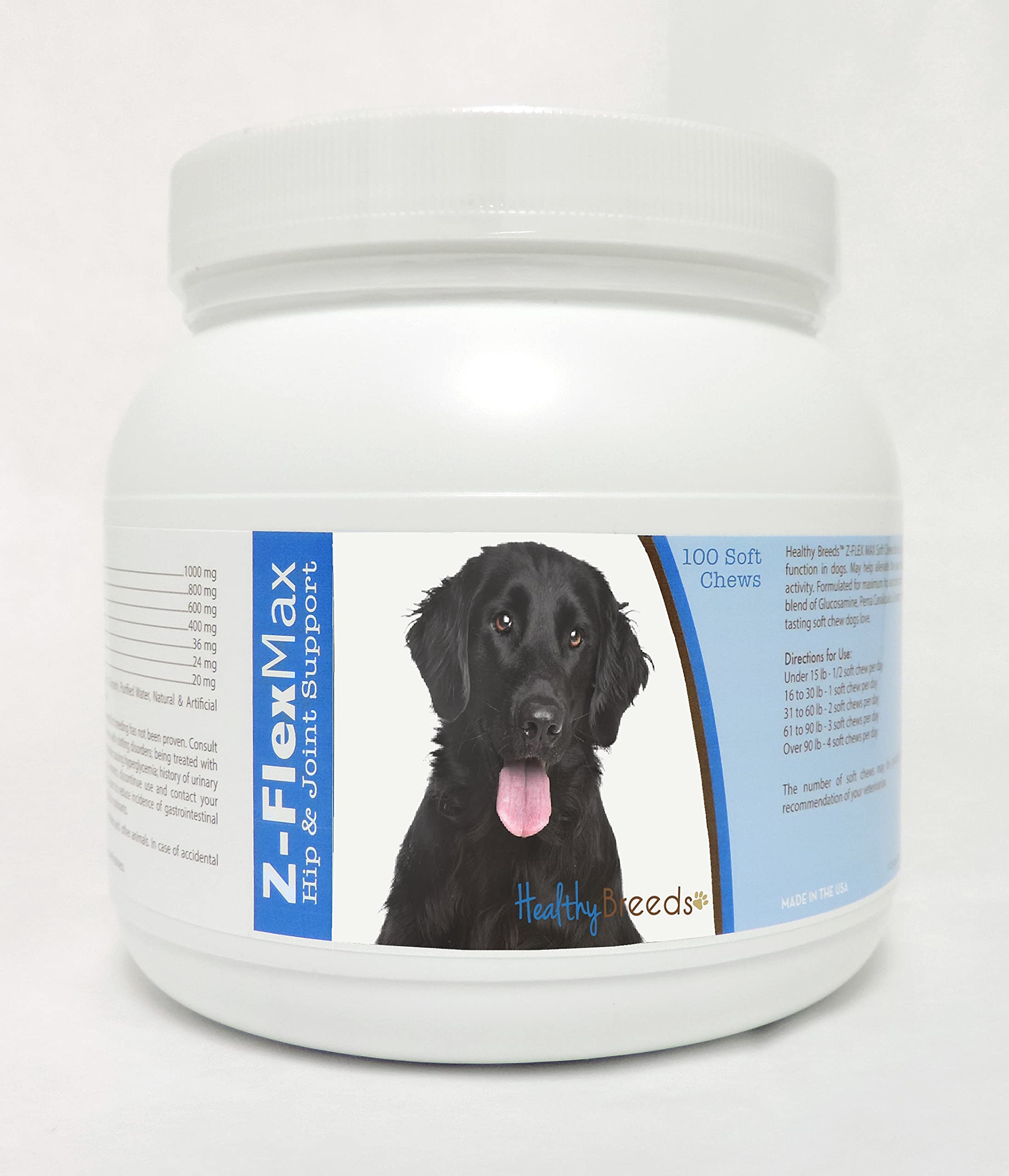 Healthy Breeds Z-Flex Max frasco-vertido para dosificación diaria