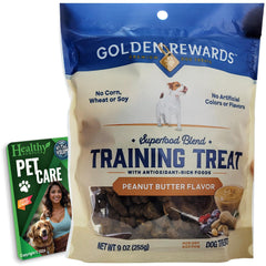 Healthy Surplus Golden Rewards, bolsa de entrenamiento de 9 oz para refuerzos positivos.