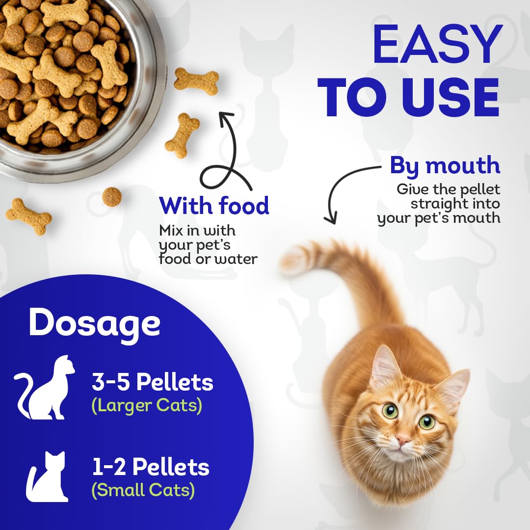 HealthyAnimals4Ever HA4E envase interior para manejo suave de la sarna felina.
