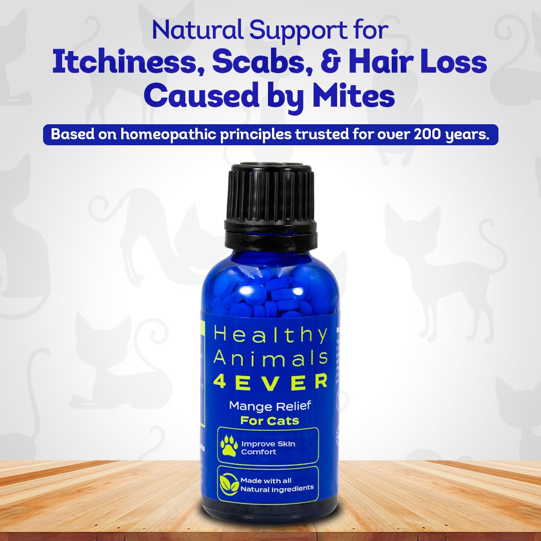 HealthyAnimals4Ever HA4E pellets muestran dosis para el cuidado de la piel felina.