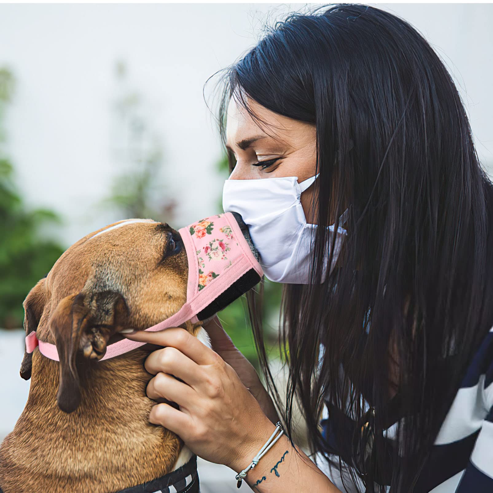 HEELE Muzzle design humain avec espace pour boire et respirer