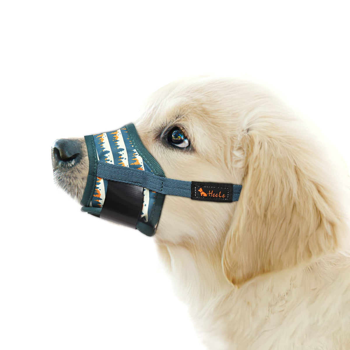 HEELE museau-chien en nylon doux avec mesh respirant pour le confort quotidien.