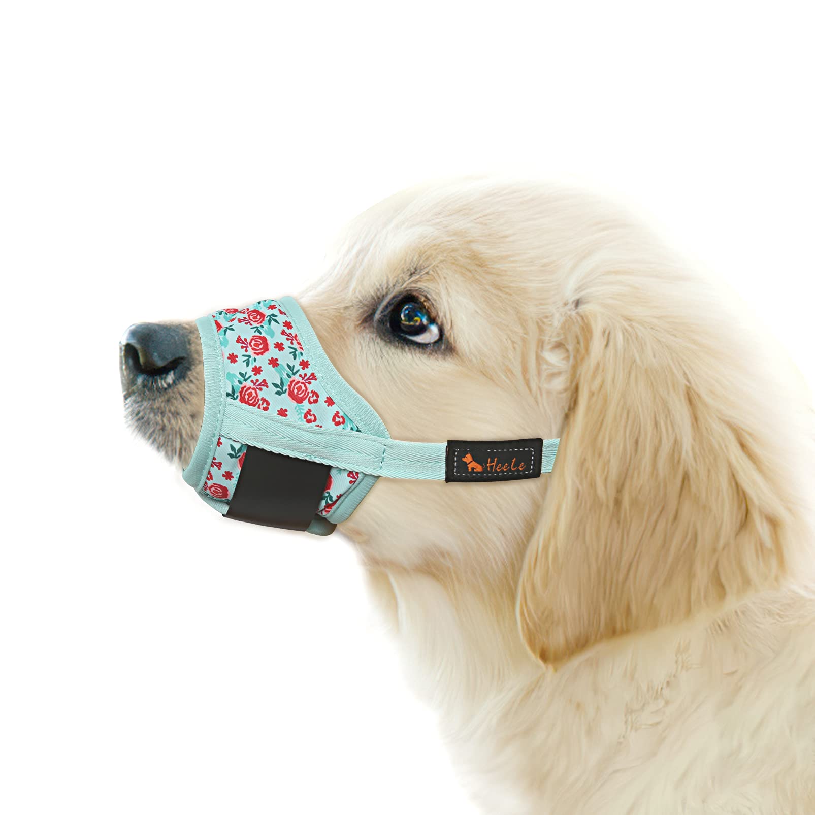 HEELE museau pour chien en nylon doux, maillage respirant.