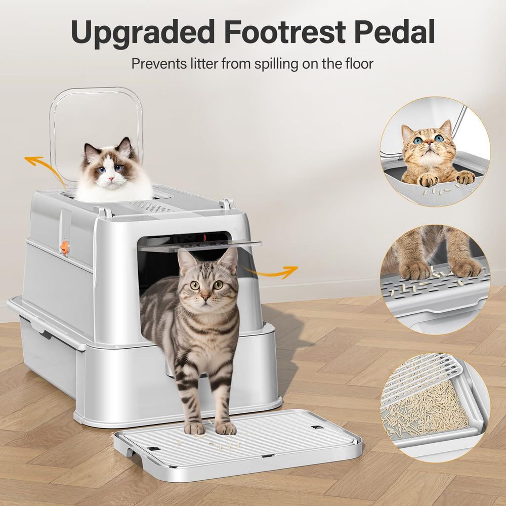 heggcooe: pedal elevador que reduce la caída de arena en el piso.