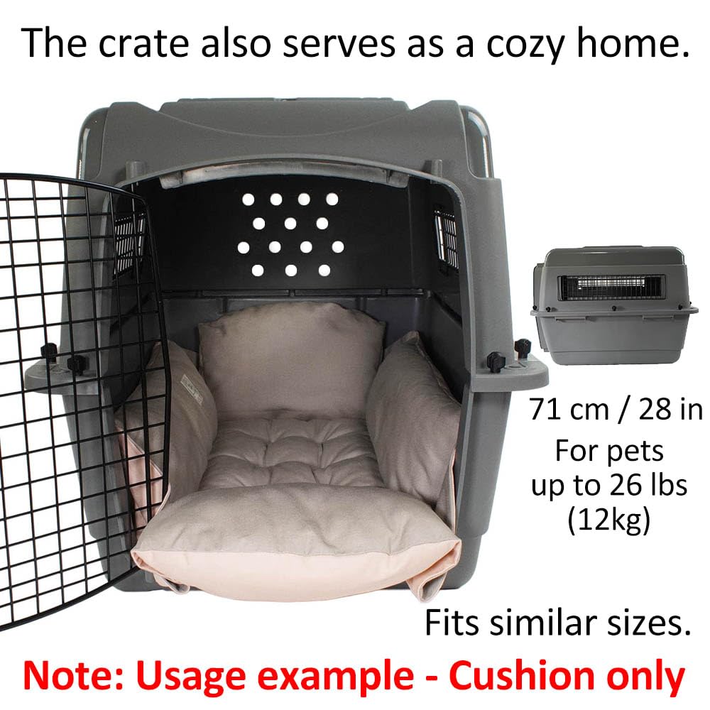 Helen's Pet Bed confort-seguridad: bordes suaves para una sensación calmante.