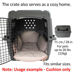 Helen's Pet Bed confort-seguridad: bordes suaves para una sensación calmante.
