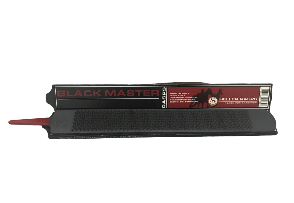 Heller Black Master rasp para cascos, dientes afilados para remoción eficiente