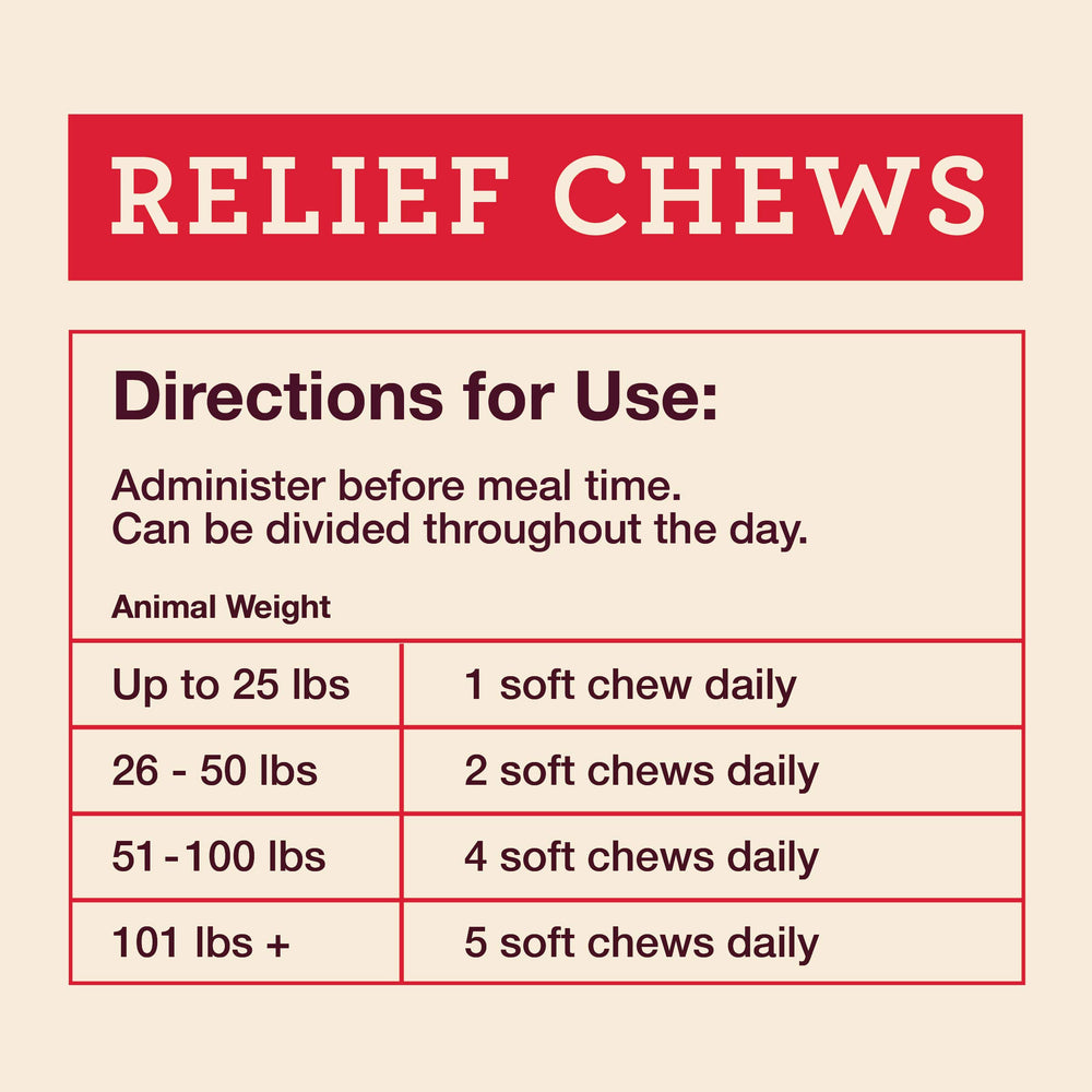 Hemp Well Relief: textura suave de las golosinas para perros.