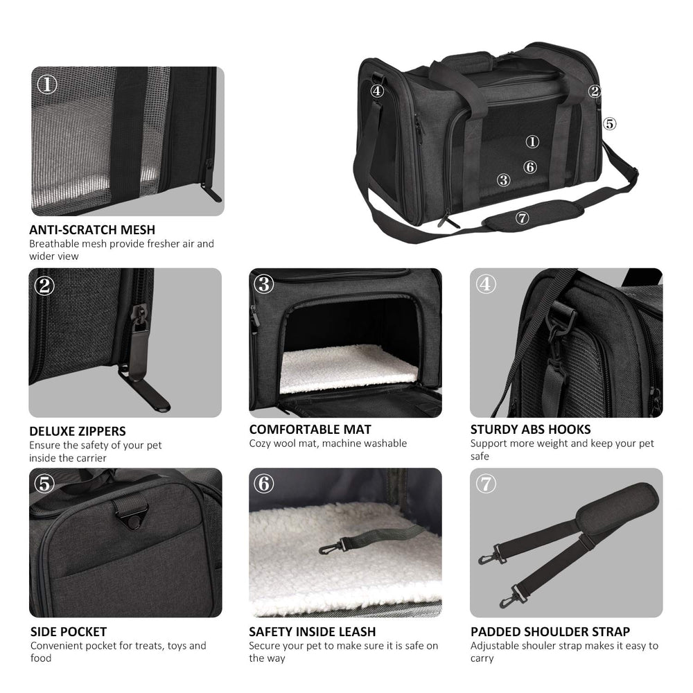 Transportín Henkelion impermeable que protege en exteriores.