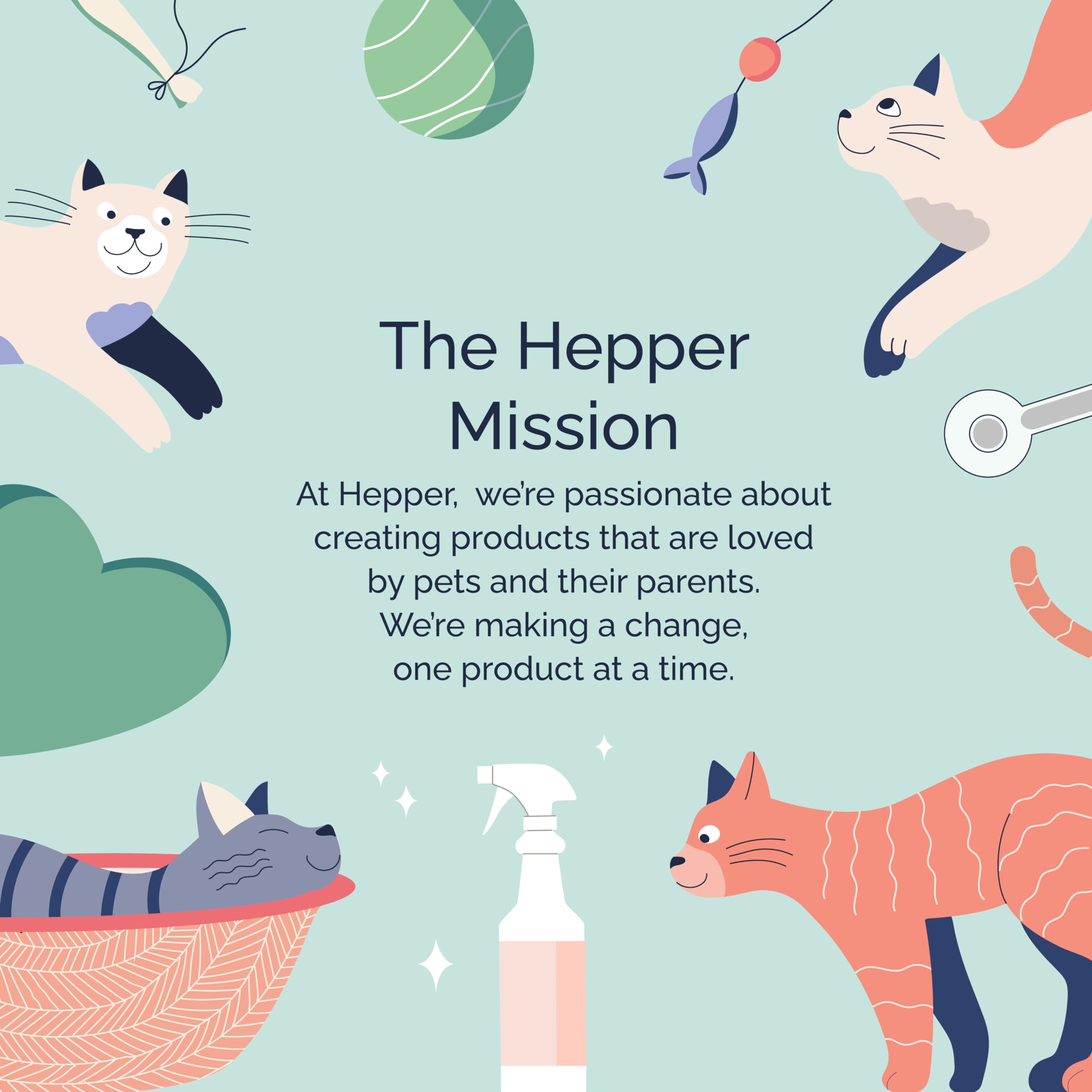 Hepper: seguro para hogares con mascotas y niños cuando se usa correctamente.