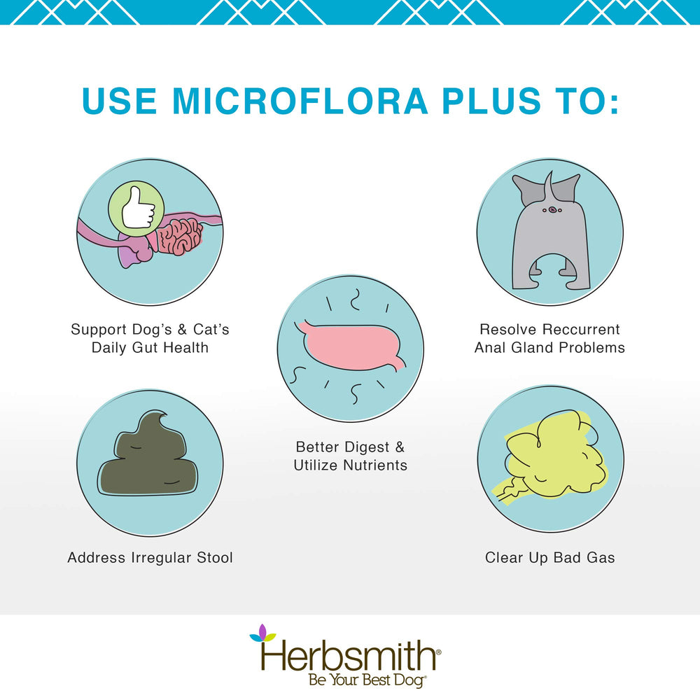 Herbsmith Microflora Plus: dosis diaria para apoyar la regularidad intestinal