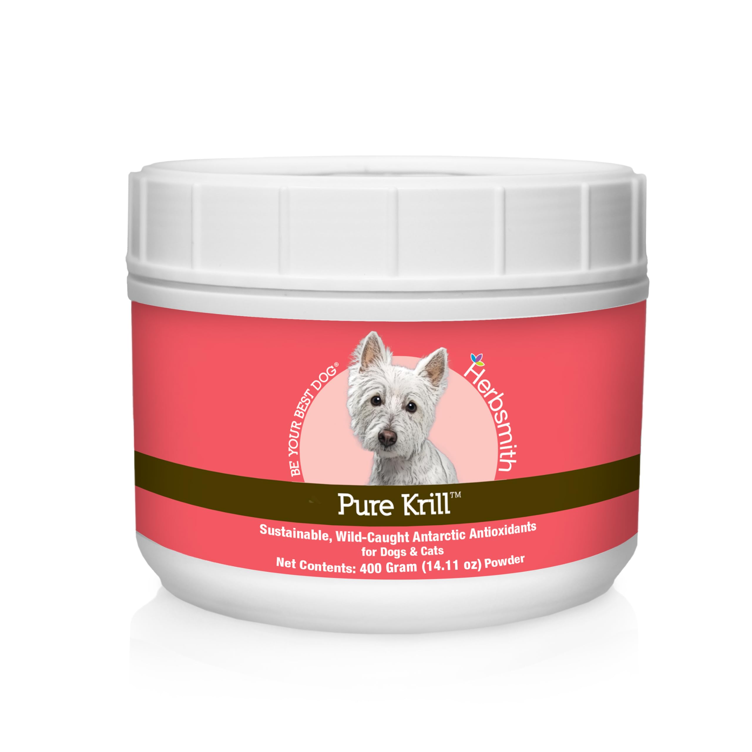 Herbsmith Pure Krill: botella vertido, omega 3 listo para mezclar en la comida.
