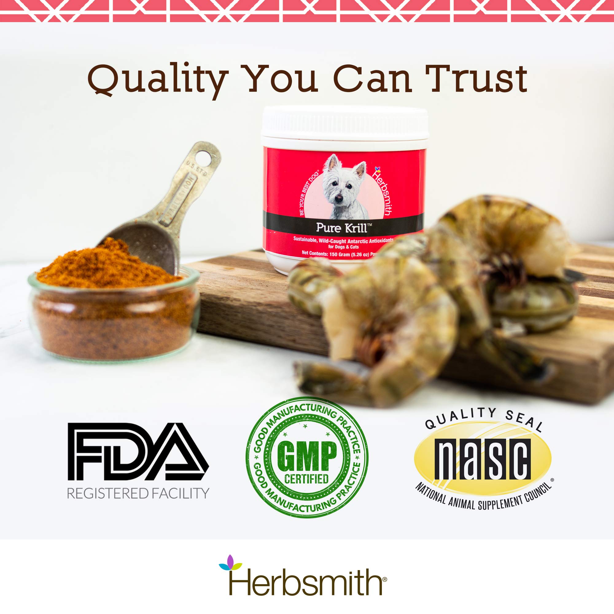 Herbsmith Pure Krill: omega-3 listo para usar para apoyar la salud diaria.