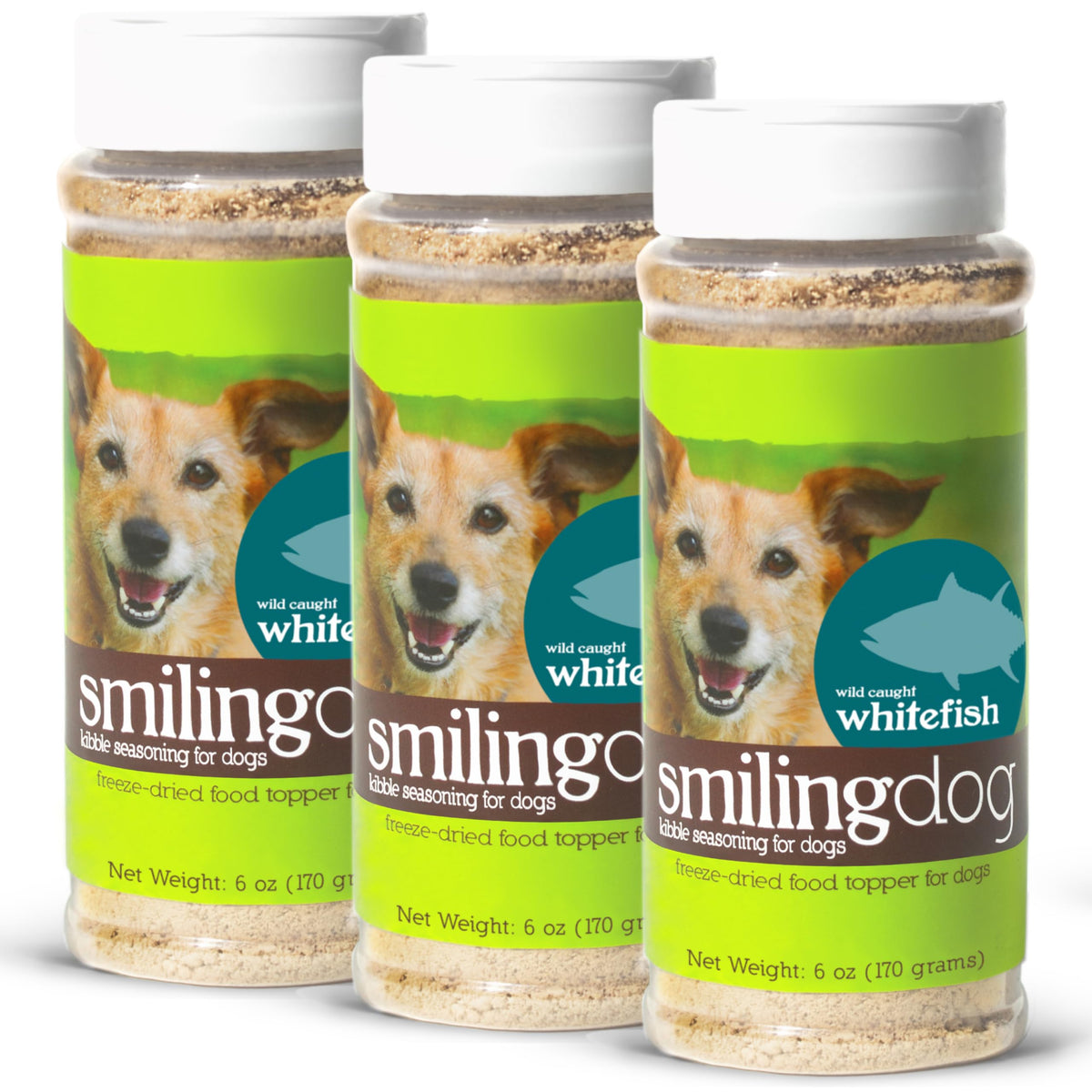 Herbsmith Sazon Kibble con pez blanco salvaje, sabor auténtico para croquetas.
