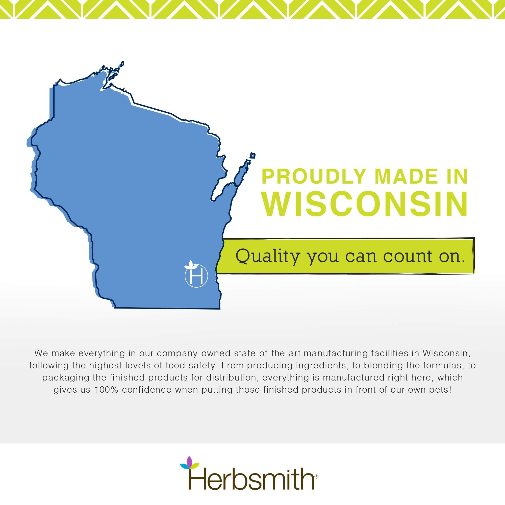 Herbsmith Slippery Elm: porciones pequeñas para el gusto de mascotas.