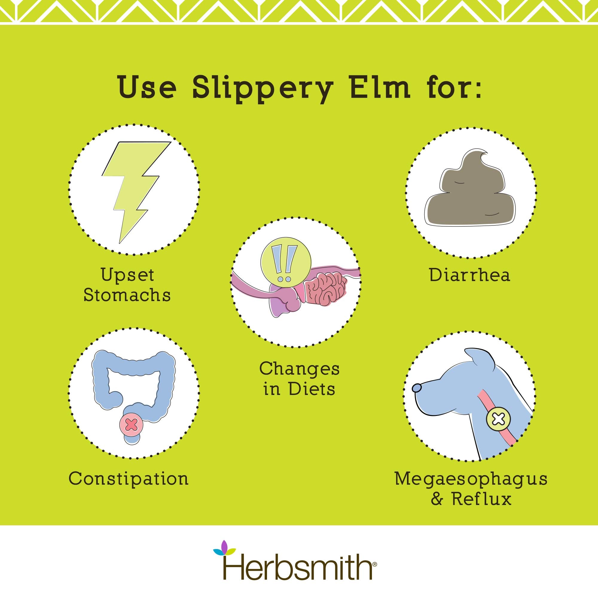Herbsmith Slippery Elm fibra suave, ayuda a mantener la regularidad.