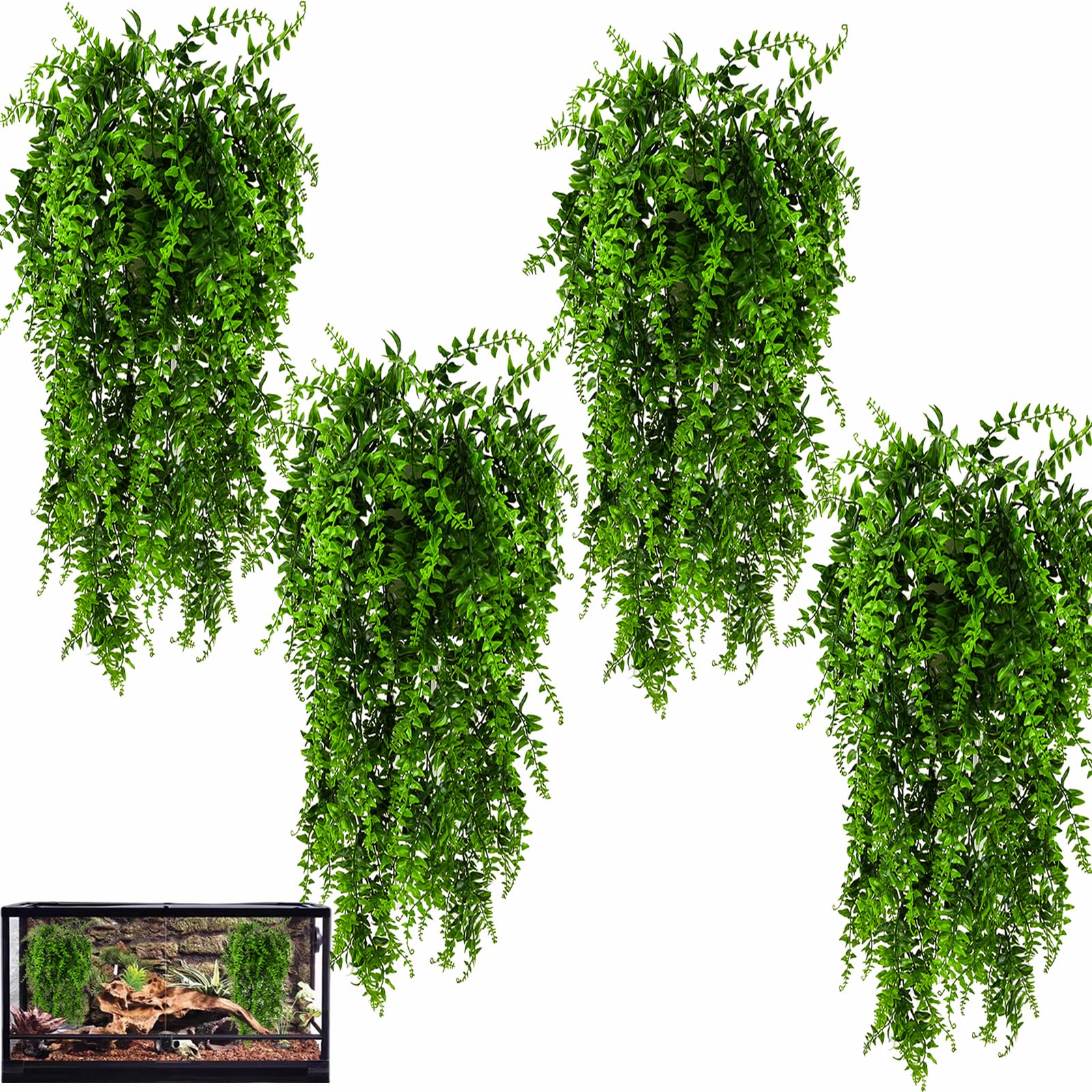 HERCOCCI plantas para terrario colgantes enredaderas brindan refugio natural para reptiles