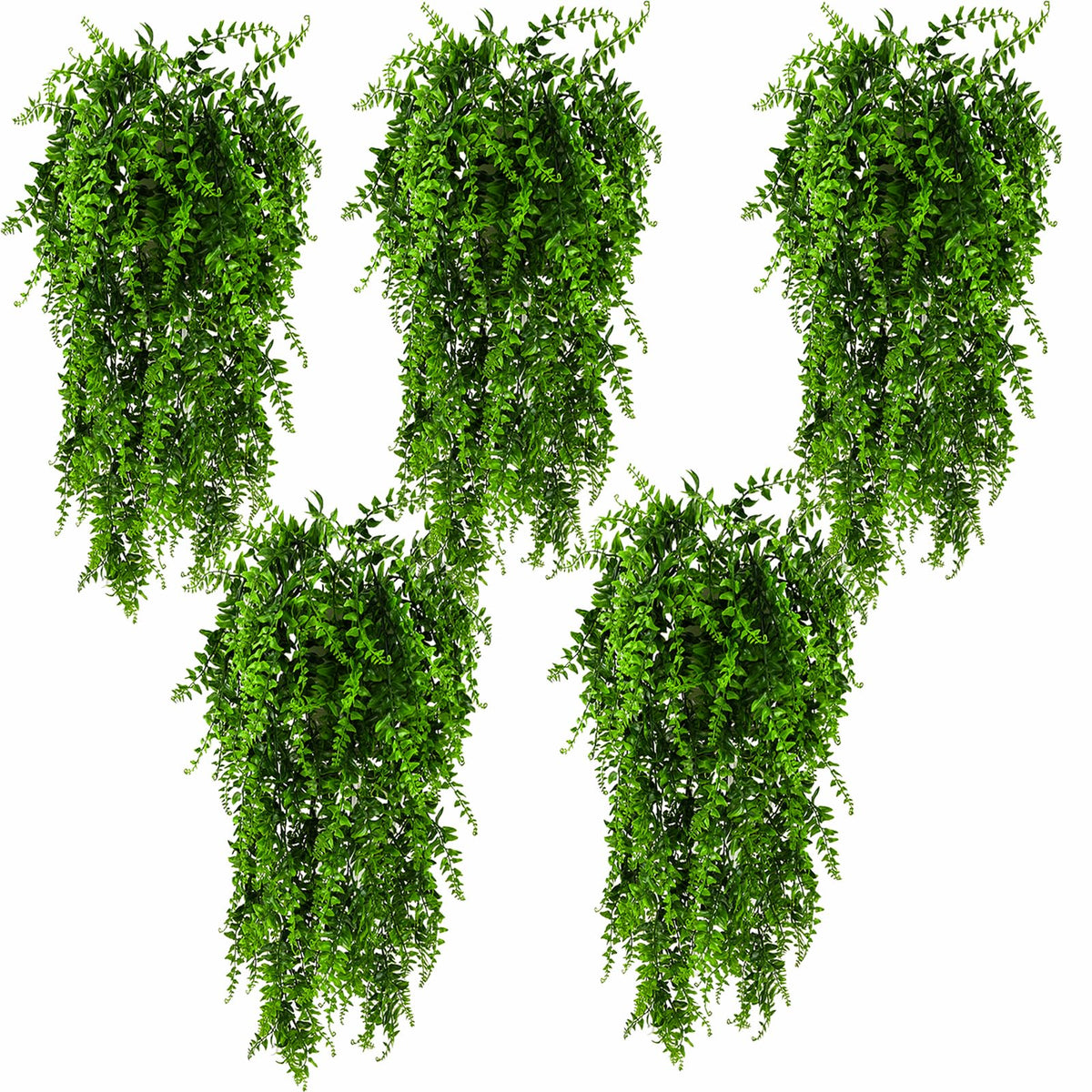 HERCOCCI Plantas terrario colgantes hojas artificiales: refugio seguro y colorido.