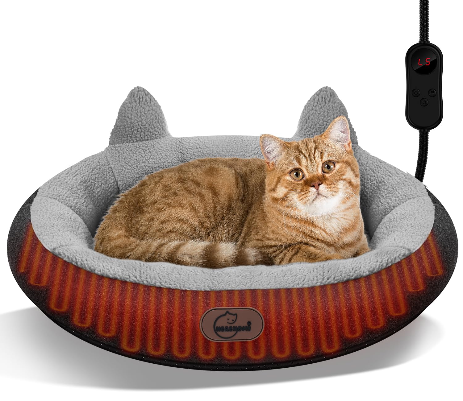 herehomi cama gato caliente donut, sensación de seguridad y confort
