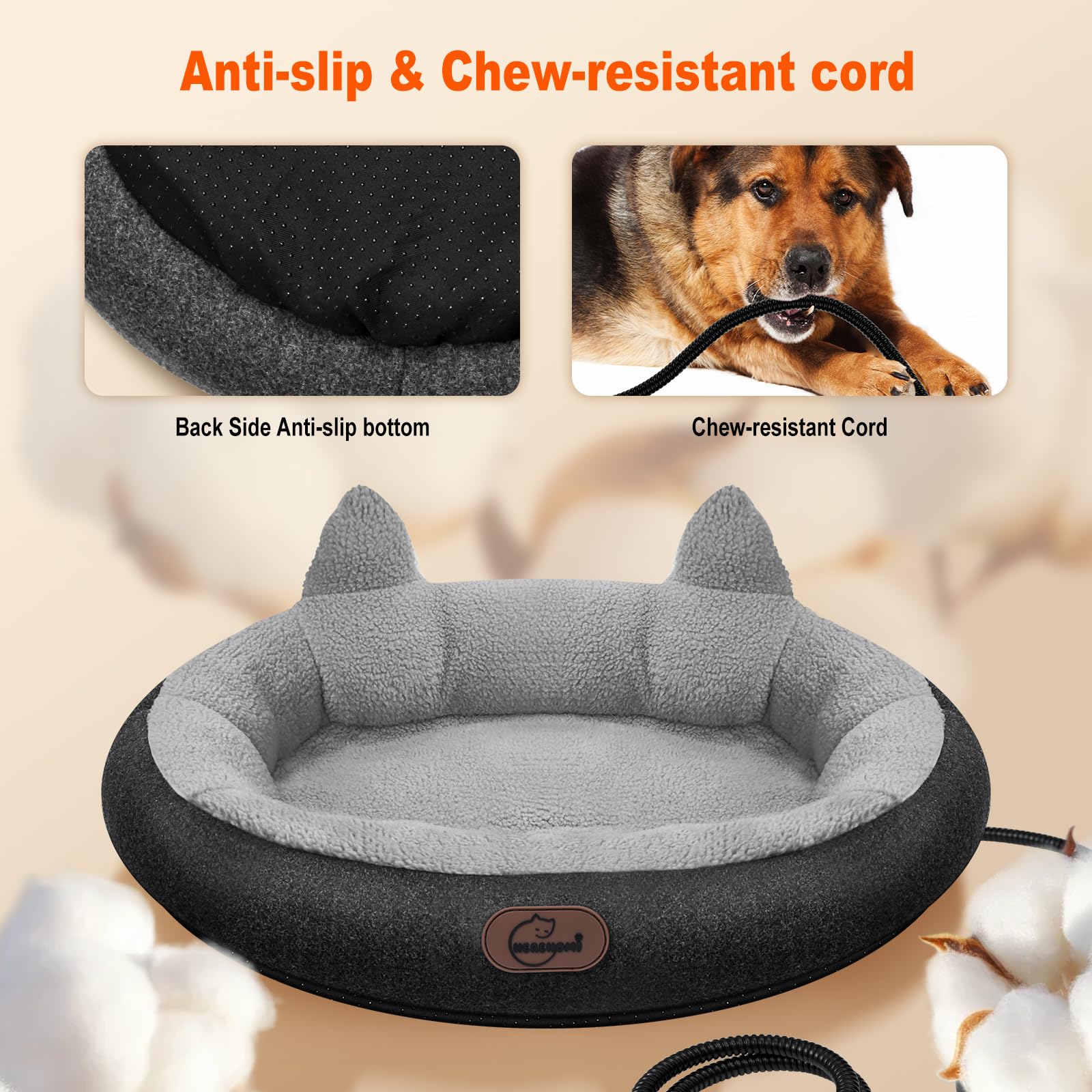 herehomi materiales suaves no irritantes para el bienestar del gato