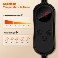 herehomi cama con temporizador para descansos seguros