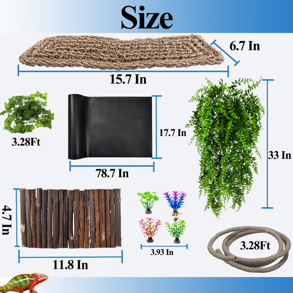 HERCOCCI plantas decorativas para terrario, crean refugio y ambiente natural