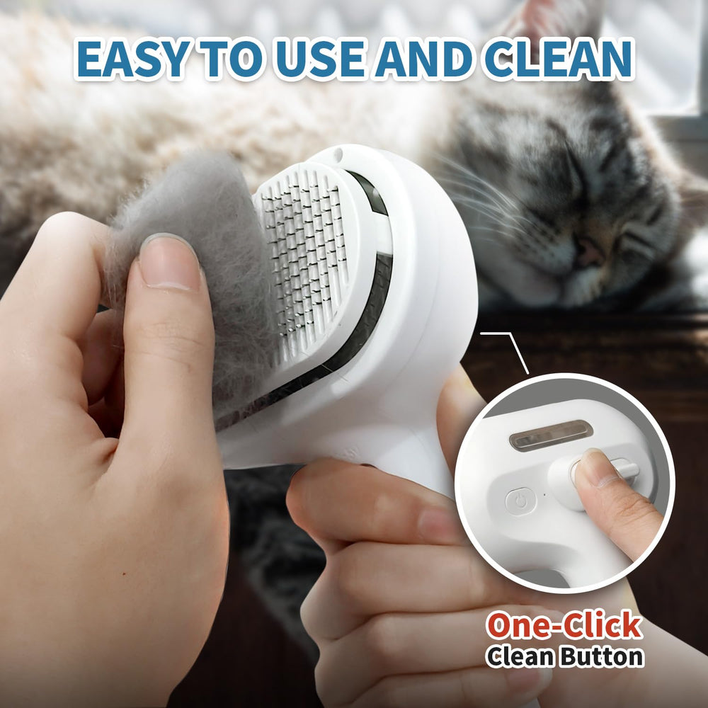 HeroKitty cepillo antiestrástico reduce estática para un pelaje más suave.