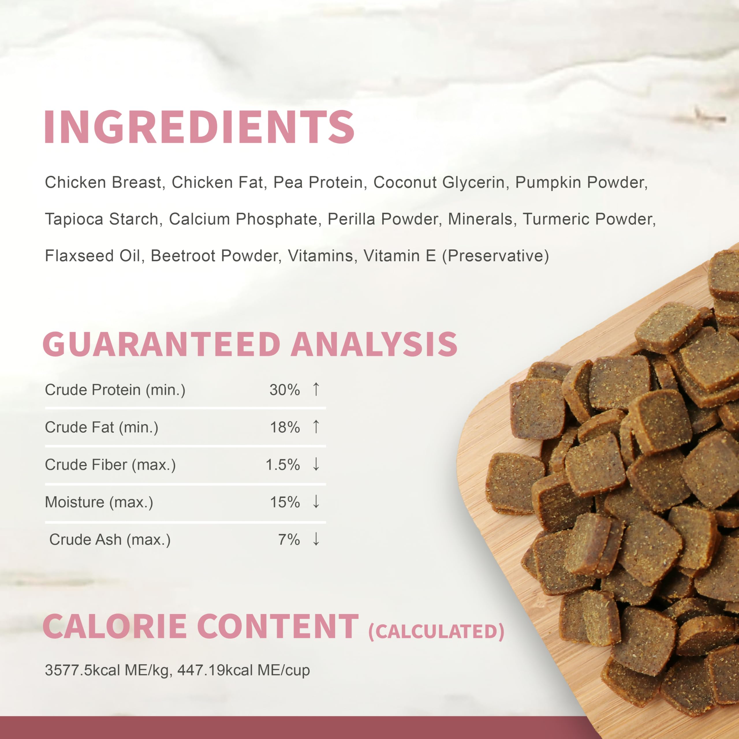 Herz ingredientes seleccionados para una dieta equilibrada.
