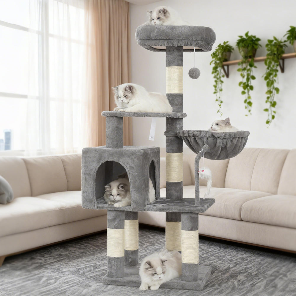 Heybly Cat Tree área de juego versátil para gatos