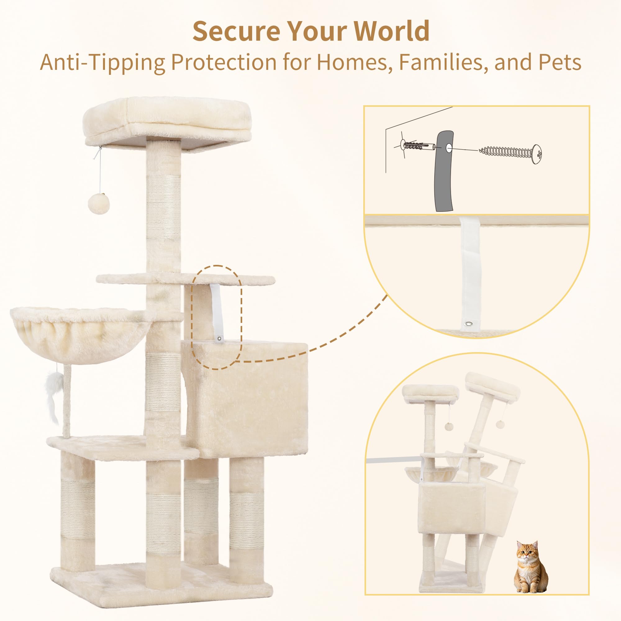 Heybly cat-tree palito-interactivo: invita al juego compartido con su dueño.