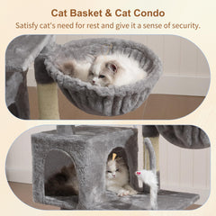 Heybly Cat Tree postes de sisal para rascar y ejercitar
