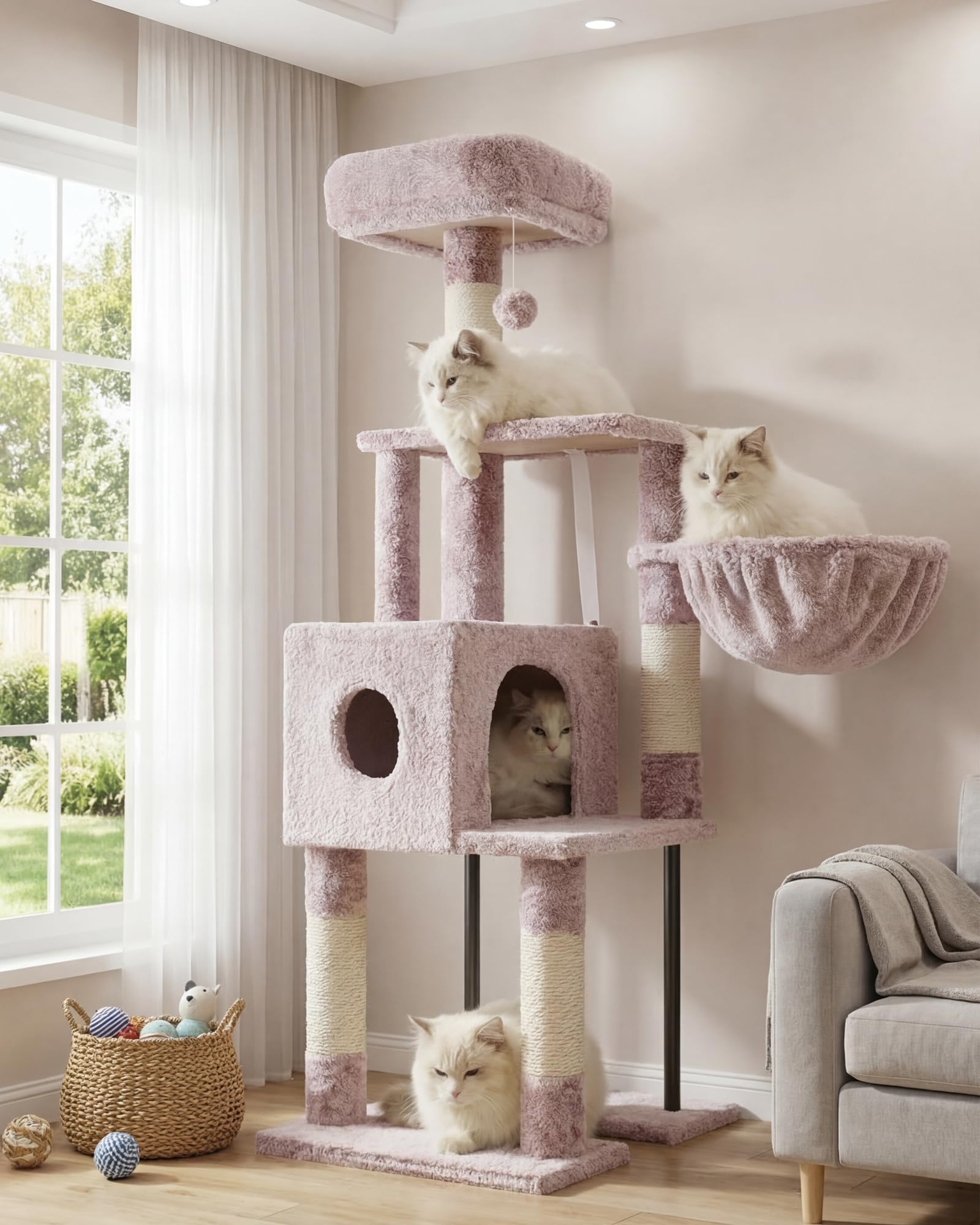 Heybly Gato Torre de Gato: plataformas superiores para observar y descansar.
