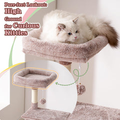 Heybly Gato Torre de Gato: postes de sisal para afilar uñas y juego.