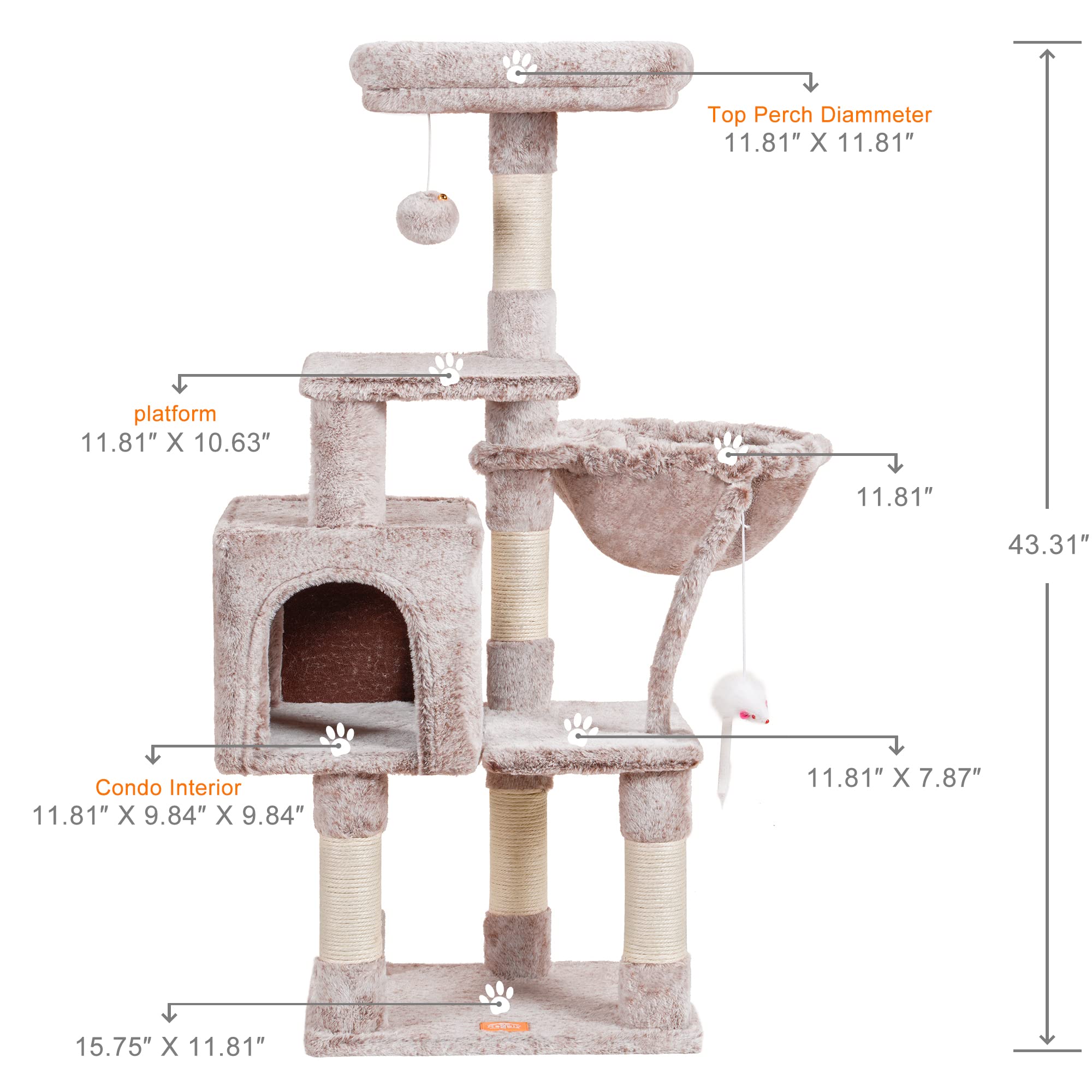 Heybly torre gatos interior: ideal para descanso, observación y ejercicio suave