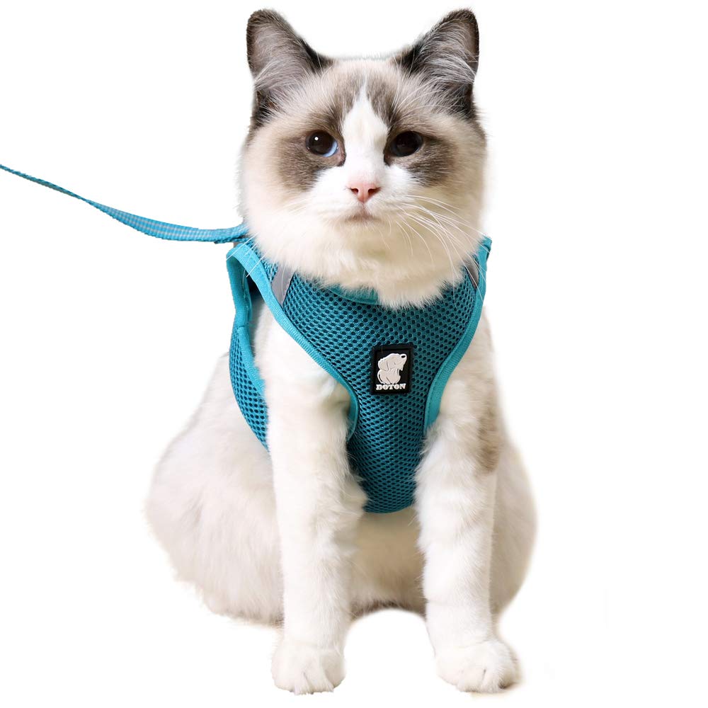 HEYWEAN arnés ligero para gato, libertad de movimiento en paseos.