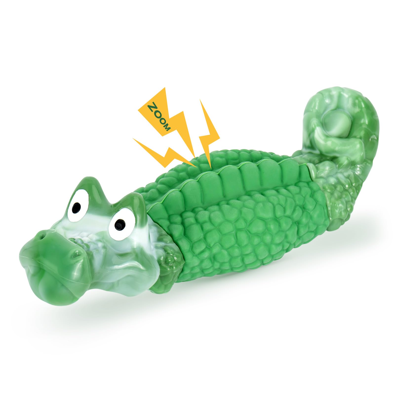 Juguete indestructible HGB para perros agresivos con agarre cómodo.