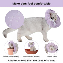 H HIDREAM cono gato, ajuste adaptable para un ajuste seguro sin irritar