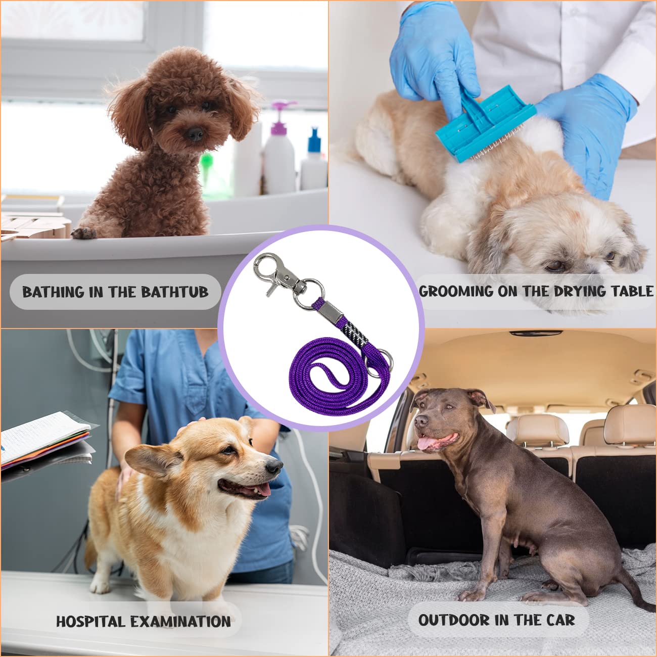 HhiMyOct longitud de 22 pulgadas, apta para perros pequeños a grandes