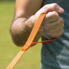 Hi Kiss correa de entrenamiento con nylon naranja de 20 pies