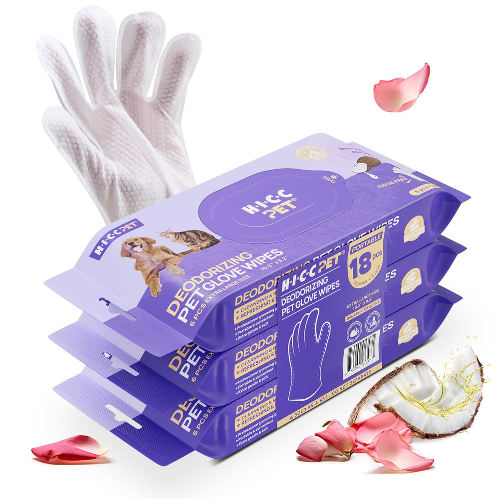 Guante HICC PET para limpieza perfumada con olor a rosas, elimina olores y suciedad