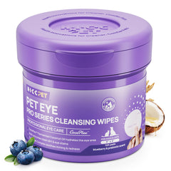 Toallitas oculares HICC PET Pro para perros y gatos, limpieza suave.