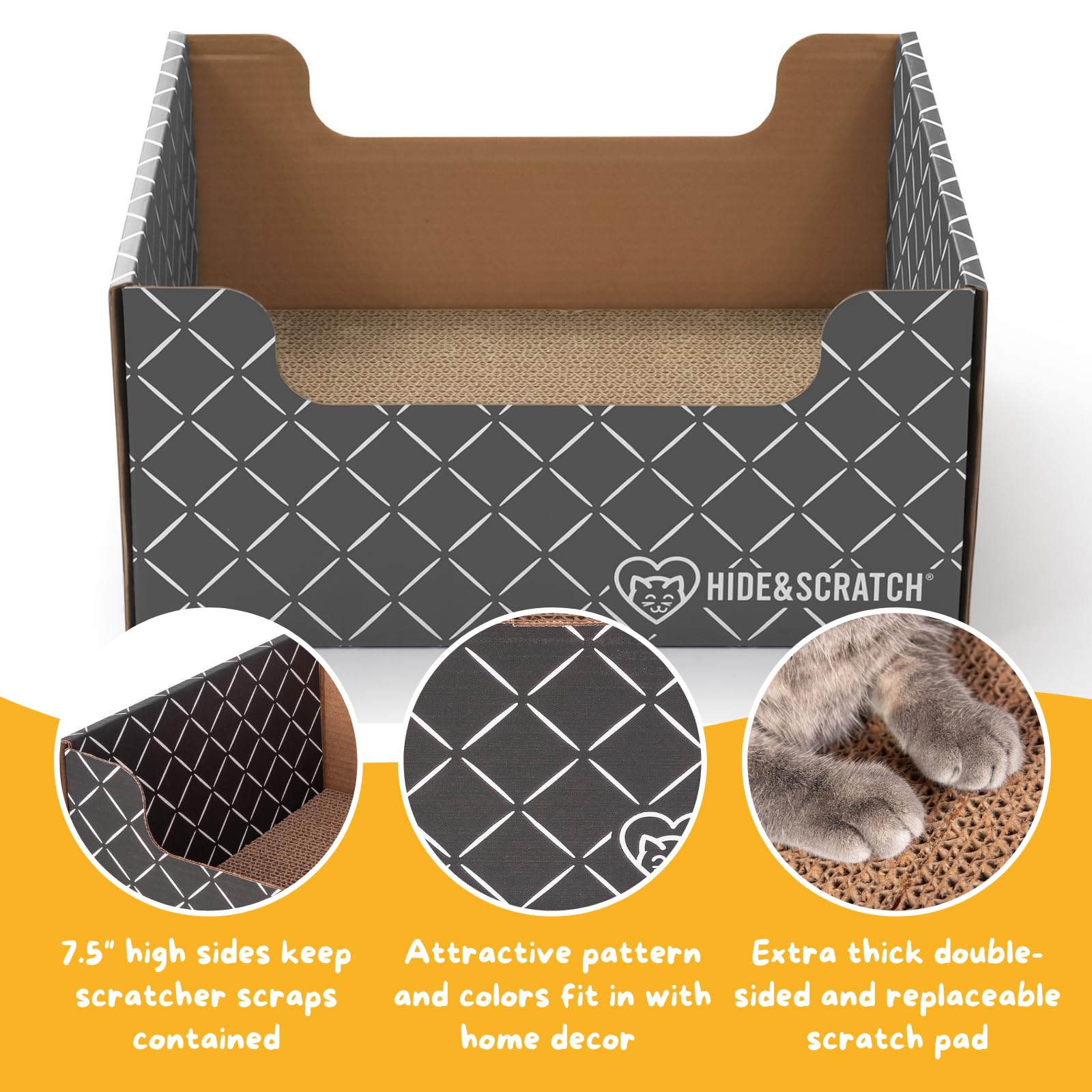 Hide & Scratch pad dos-caras-rascado rasca desde ambos lados para más diversión.