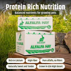 High Desert Alfalfa Heno suave: textura suave que facilita la masticación diaria
