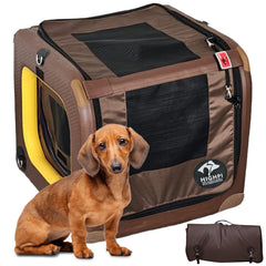 Highpi caja para perros en coche con suelo inflable de 4 cm para mayor comodidad.