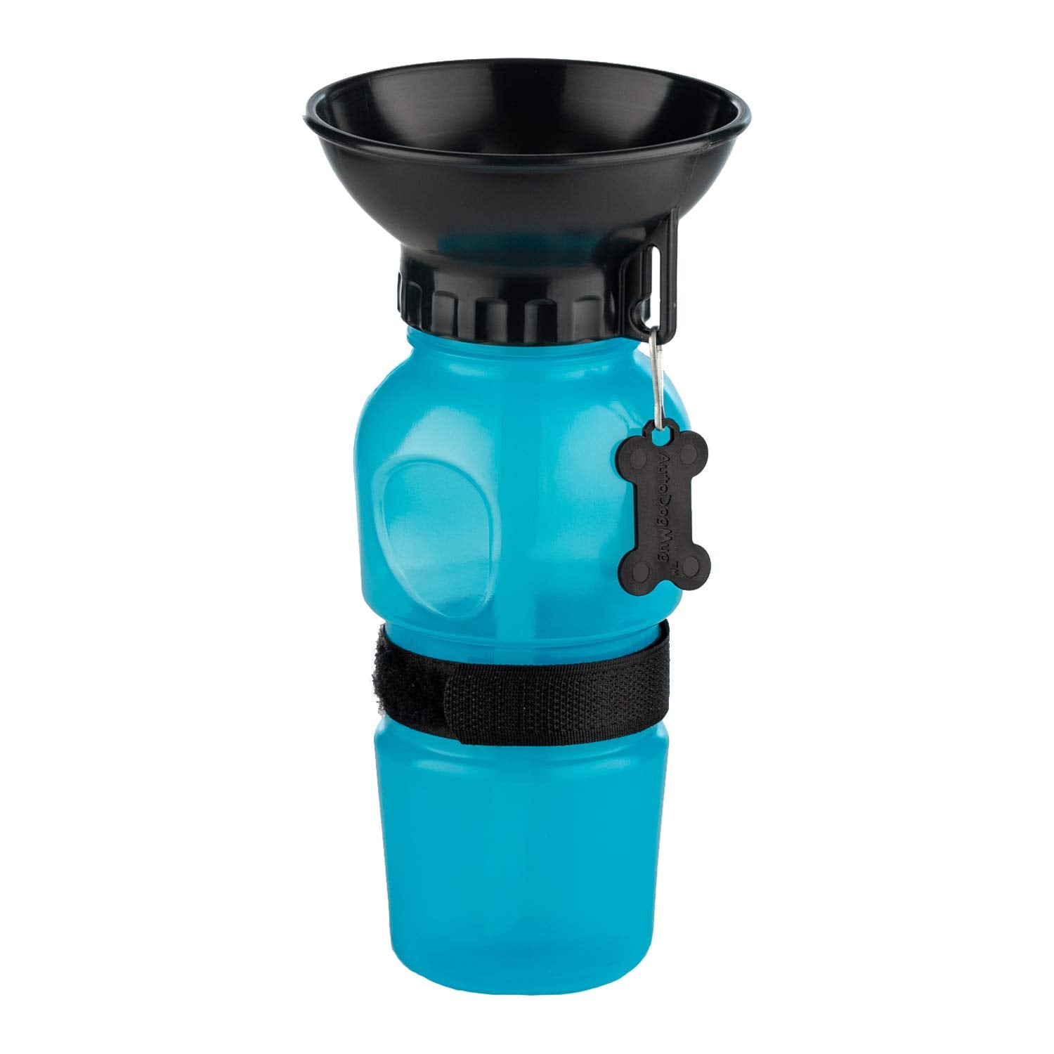 Highwave AutoDogMug con cuenco integrado para perros, ideal para caminatas.