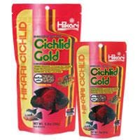 Hikari Cichlid Gold Medium, facilita la alimentación en tanque comunitario.