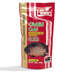 Hikari Cichlid Gold Medium, granulados de alta calidad para crecimiento saludable.